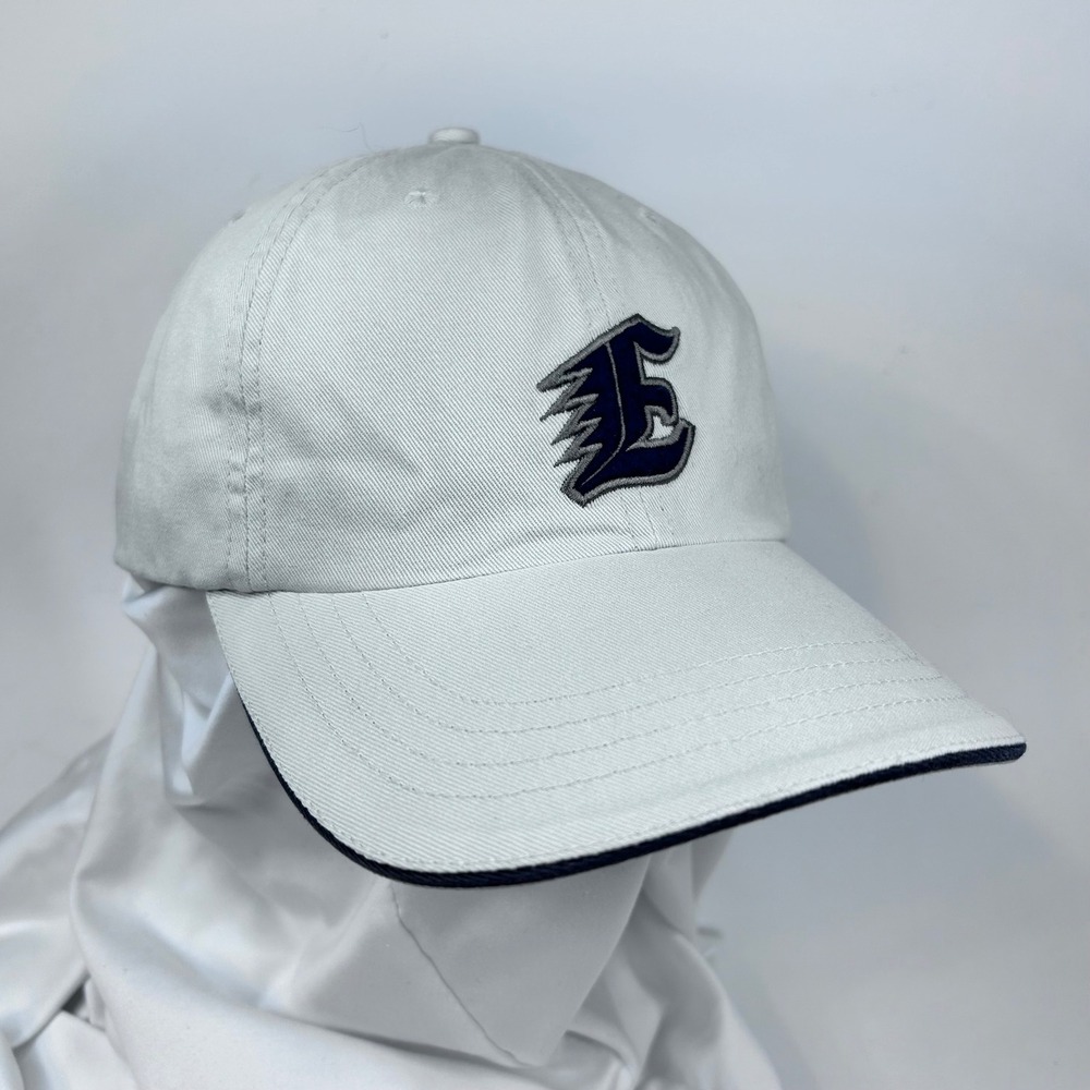 EAGLE SNOWBOARDS Baseball Hat Khaki Color Adjustable Leather Strap Cotton